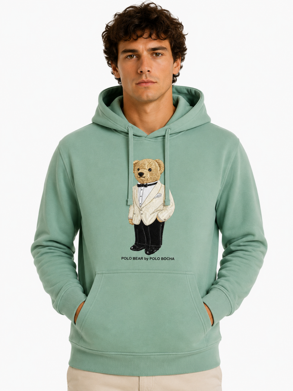 SUDADERA CAPUCHA UNISEX KNG230OCHER