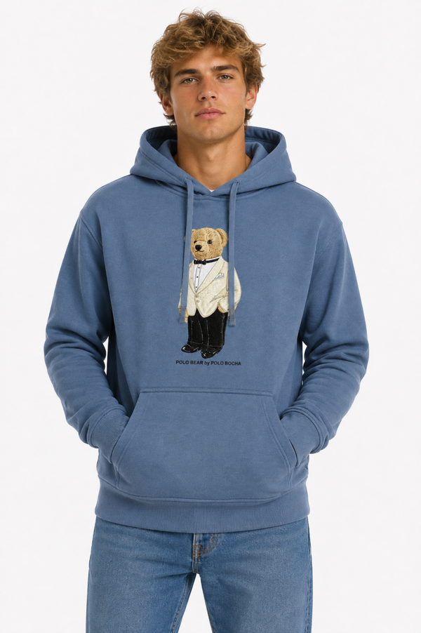 SUDADERA CAPUCHA UNISEX KNG230PETROLB