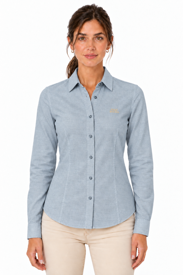 CAMISA MUJER OXFORD VERDE CAMOXFMJGR