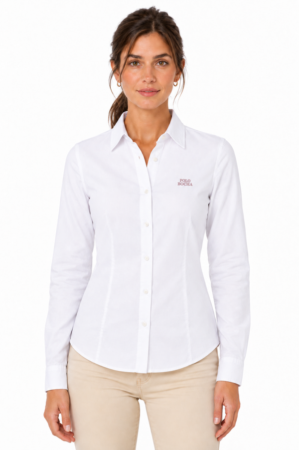 CAMISA MUJER OXFORD BLANCA CAMOXFMJWH