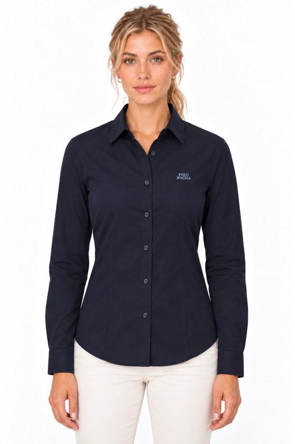 CAMISA MUJER POPELIN MARINO CAMPOPMJNY