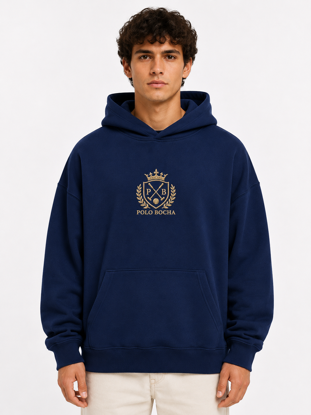 SUDADERA OVERSIZE UNISEX MARINO EQUESTRIAN TEAM P B