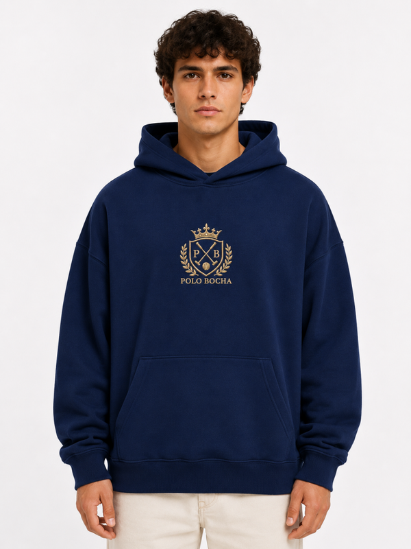 SUDADERA OVERSIZE UNISEX MARINO EQUESTRIAN TEAM P B
