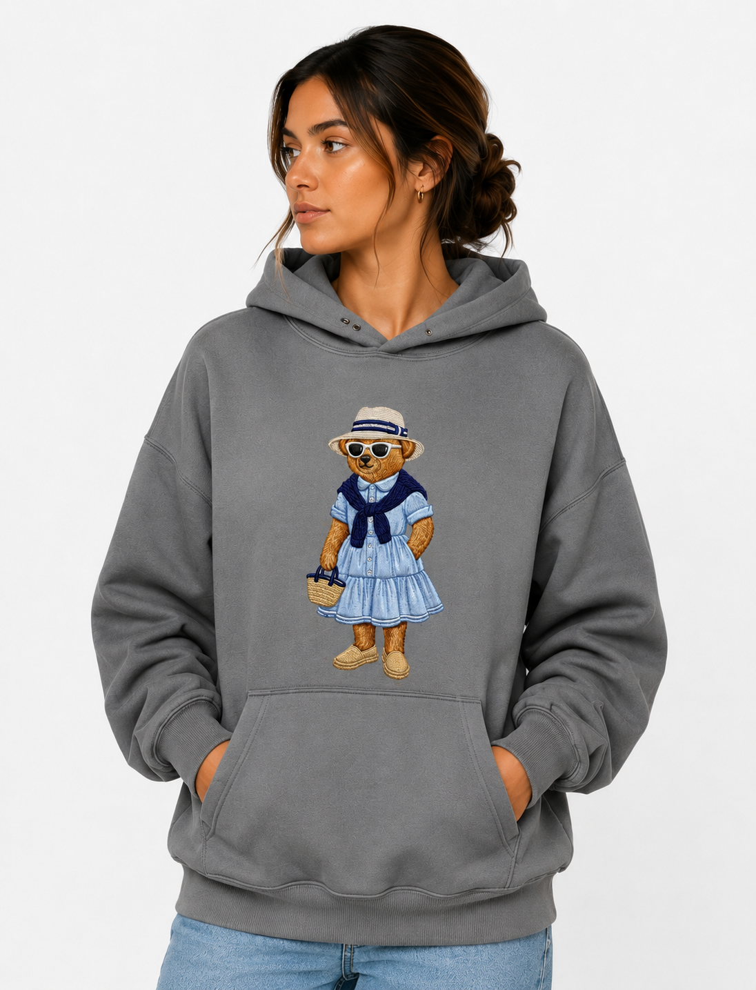 SUDADERA OVERSIZE MUJER GMPB BEACH BEAR