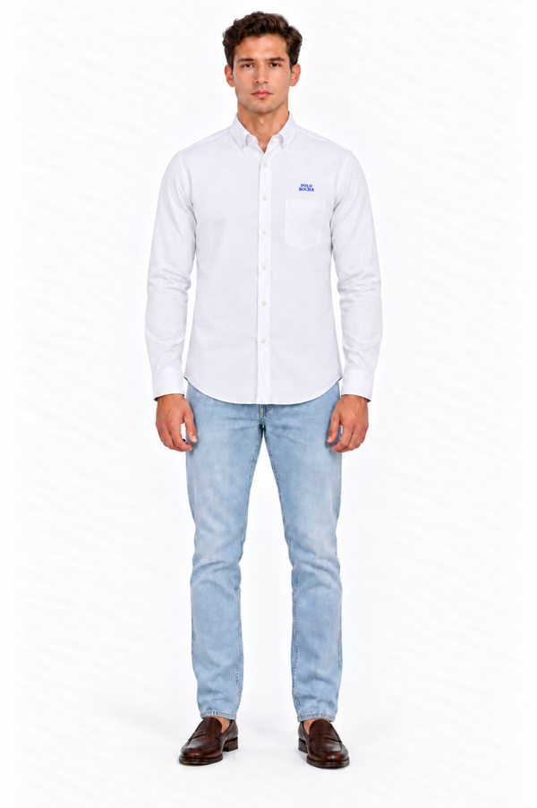 CAMISA OXFORD BLANCA CAMOXFCBWH
