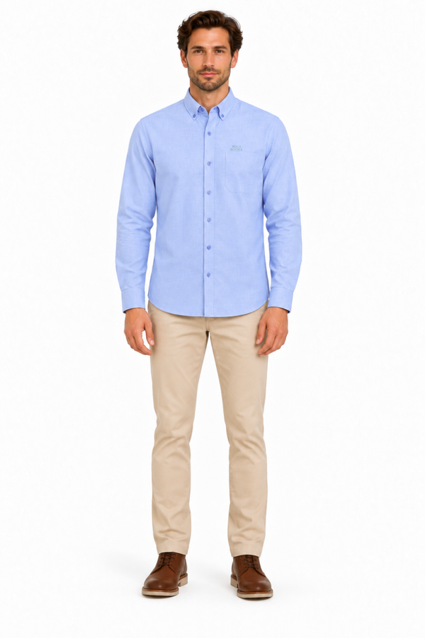 CAMISA OXFORD CELESTE CAMOXFCBDB