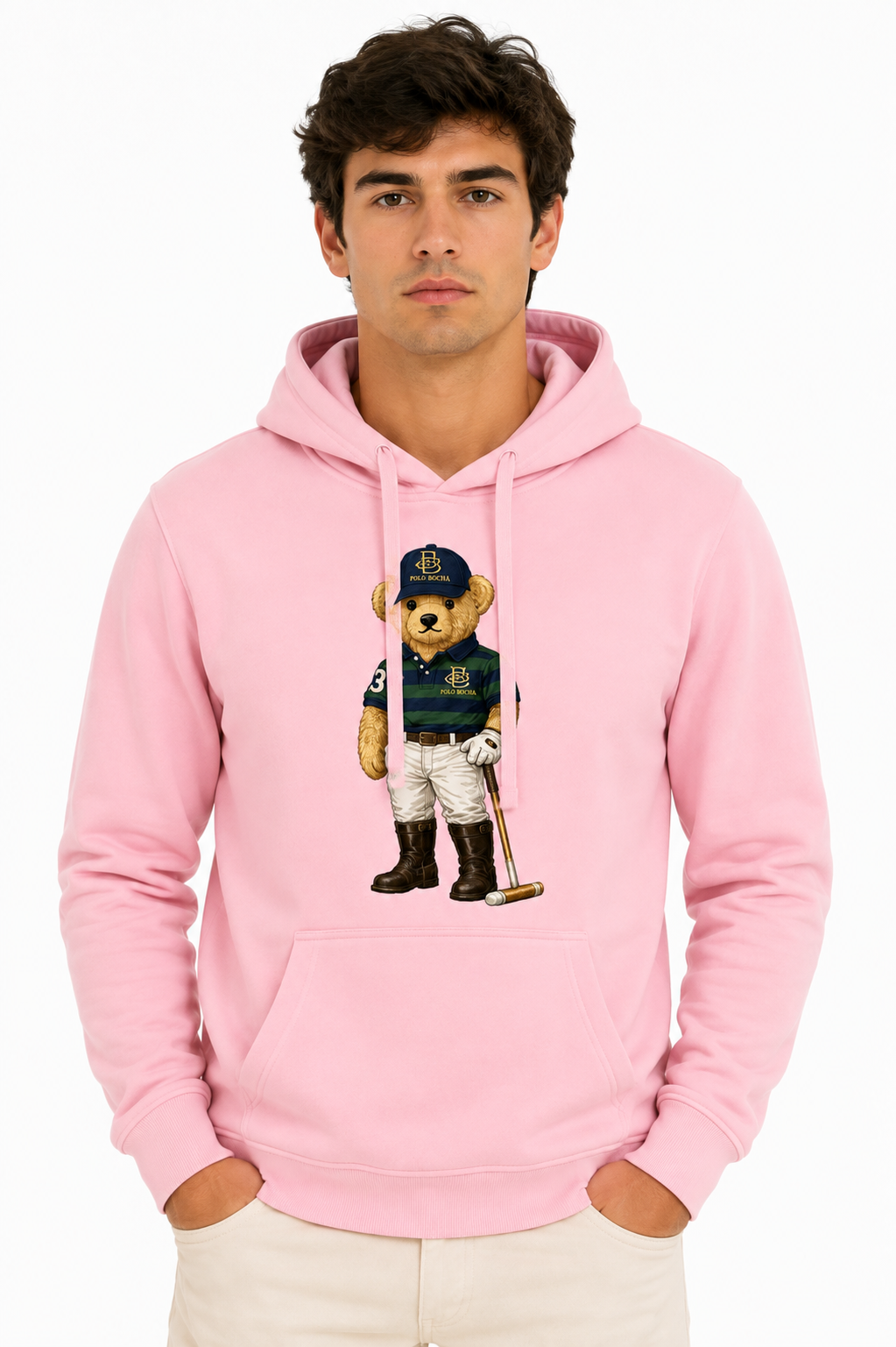 SUDADERA CAPUCHA UNISEX KNG222PINK