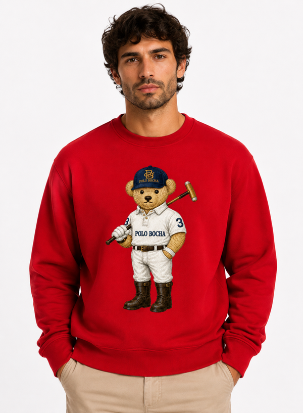 SUDADERA UNISEX HOODBEAR510RD