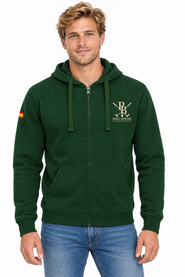 SUDADERA BG CREMALLERA UNISEX SUDUSXAS131