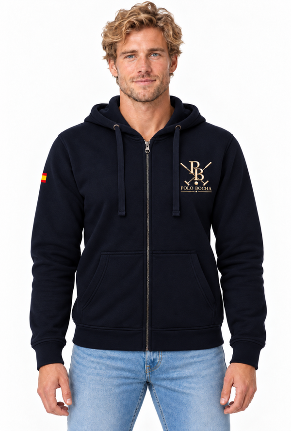 SUDADERA NY CREMALLERA UNISEX SUDUSXAS139