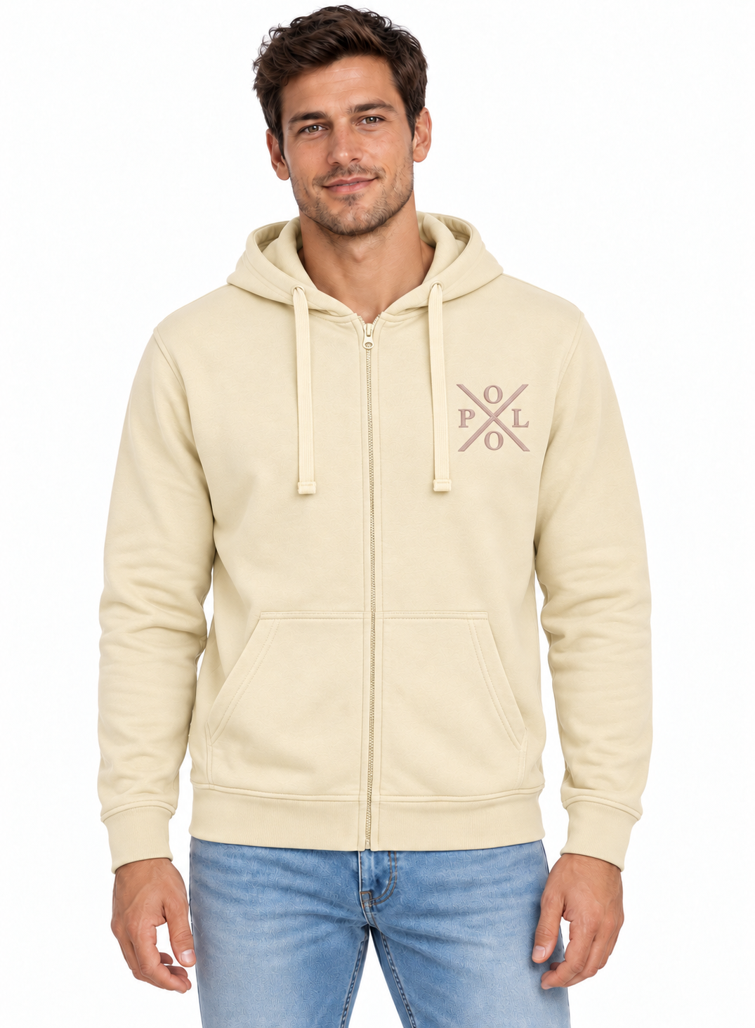 SUDUDADERA UNISEX CREMALLERA Y CAPUCHA SUDUSXBT113
