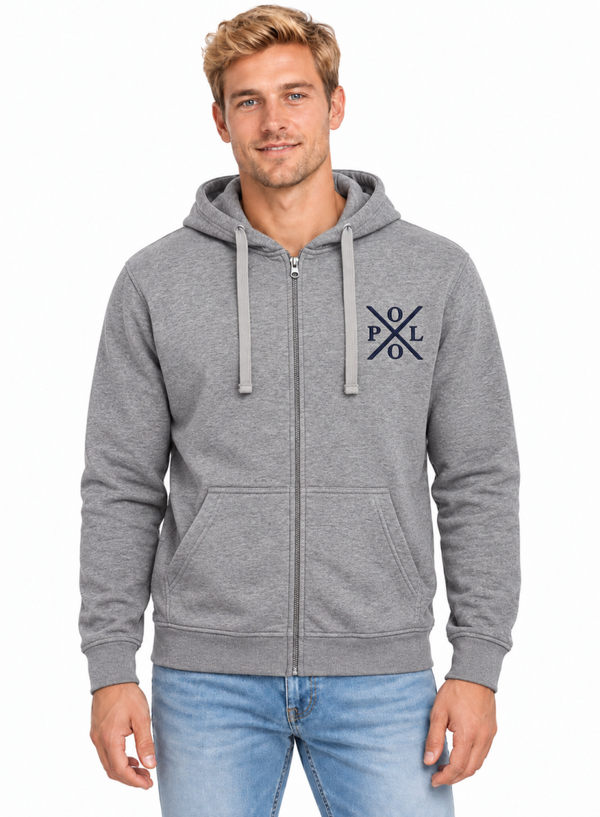 SUDUDADERA UNISEX CREMALLERA Y CAPUCHA SUDUSXGM116
