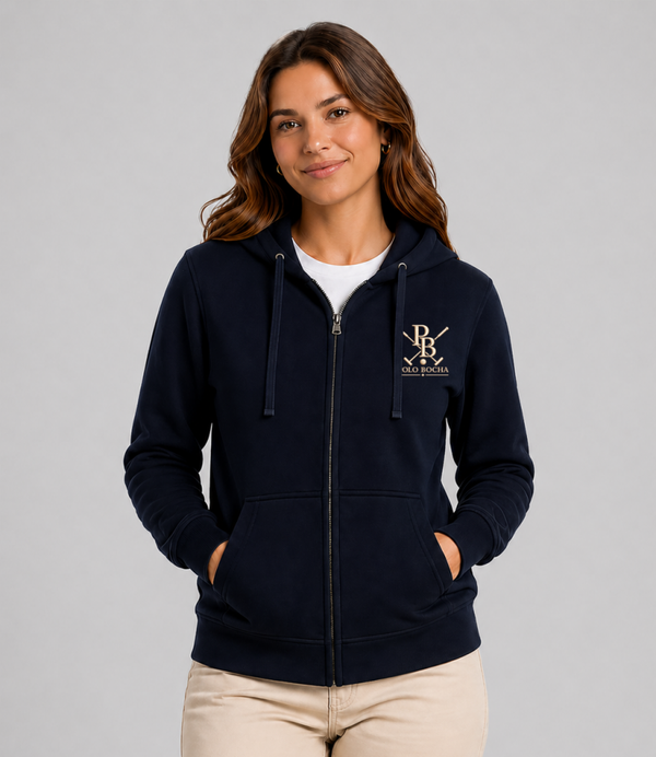 HOODIES MARINO SEÑORA CREMALLERA UNISEX POLO X BOCHA