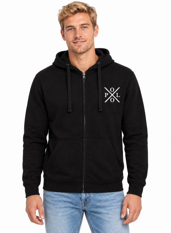 SUDUDADERA UNISEX CREMALLERA Y CAPUCHA SUDUSXBK120