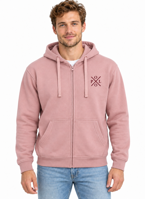 SUDUDADERA UNISEX CREMALLERA Y CAPUCHA SUDUSXPV122