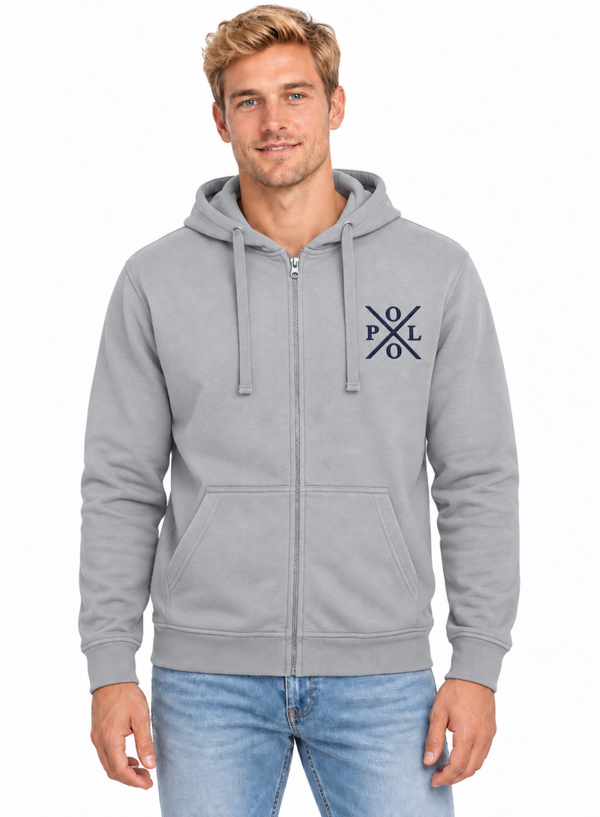 SUDUDADERA UNISEX CREMALLERA Y CAPUCHA SUDUSXSL125