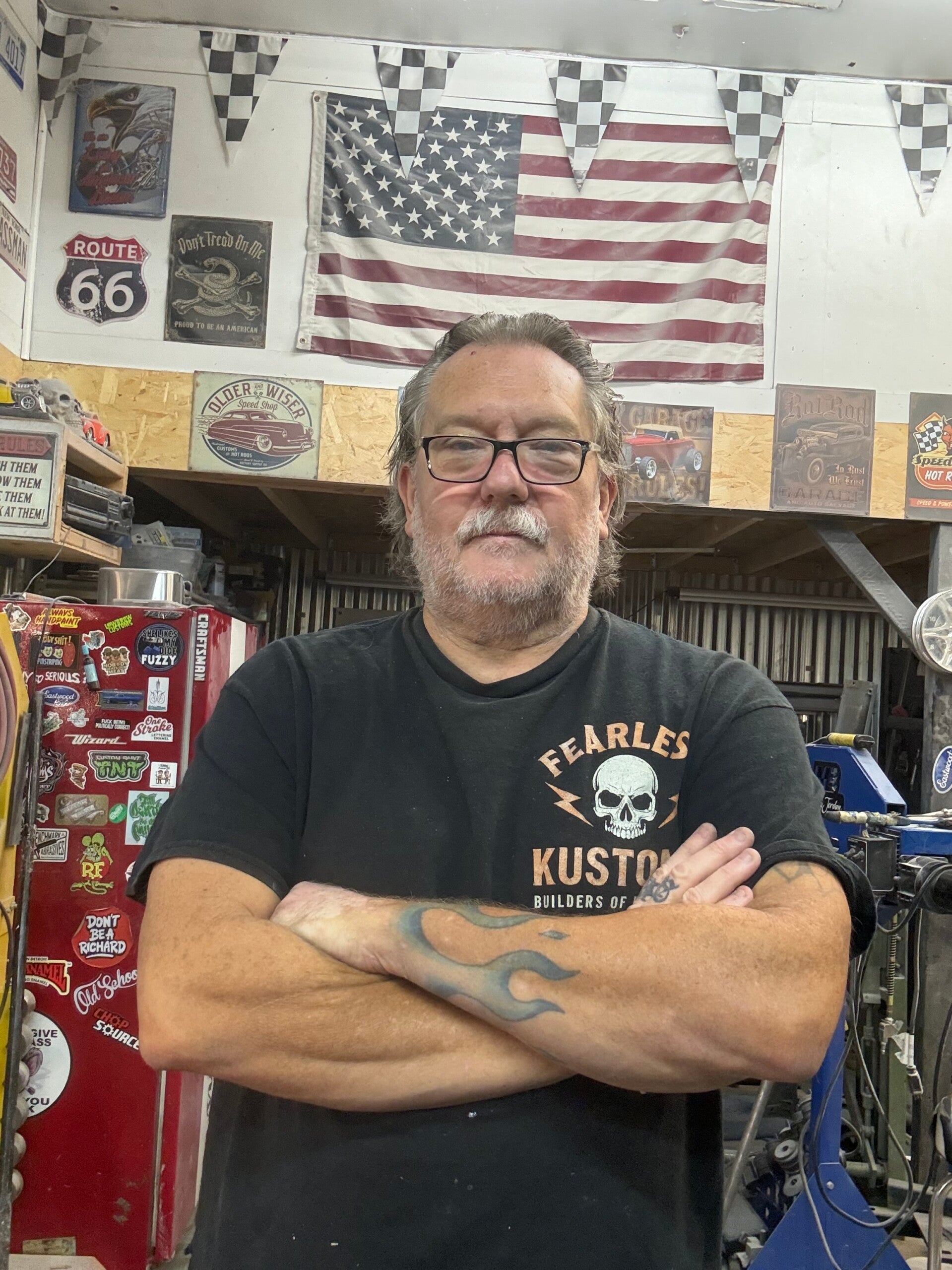 Fred "Fealess" Musser - Owner Fearless Kustoms - Fridays With Fearless Fred