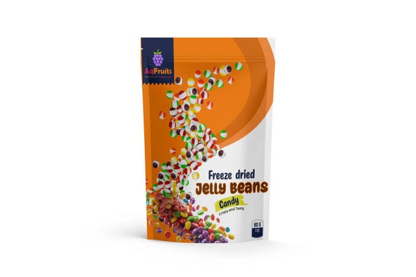 AqFruits Freeze Dried Candy Jelly Beans