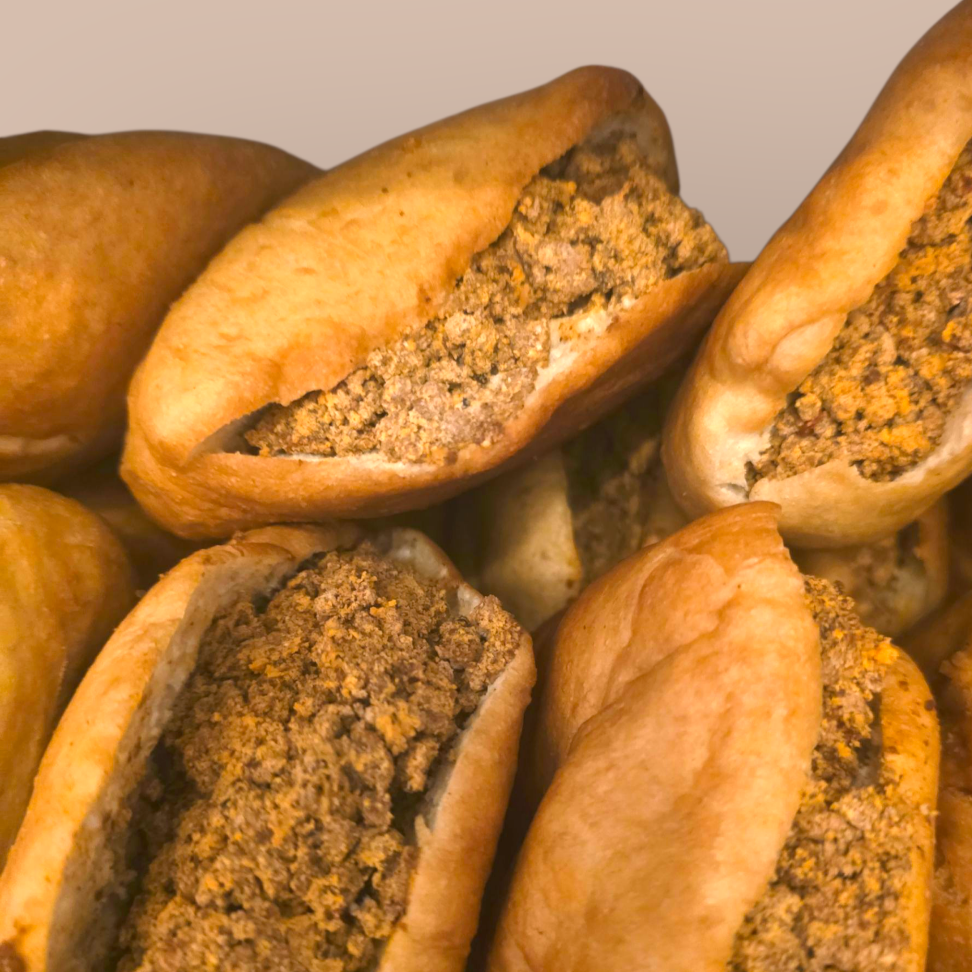 Two Large vetkoek & Durban curry Mince EbdonEats and Bunny UK Collaboration