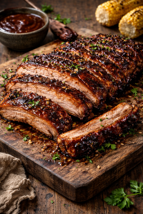 Bbq pork ribs 900g