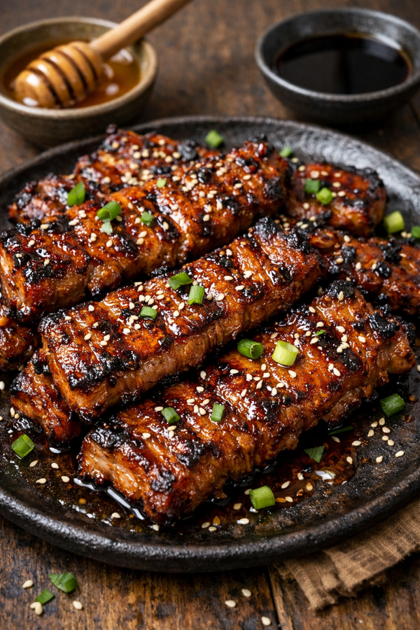 Pork rashers 500g honey and Soy