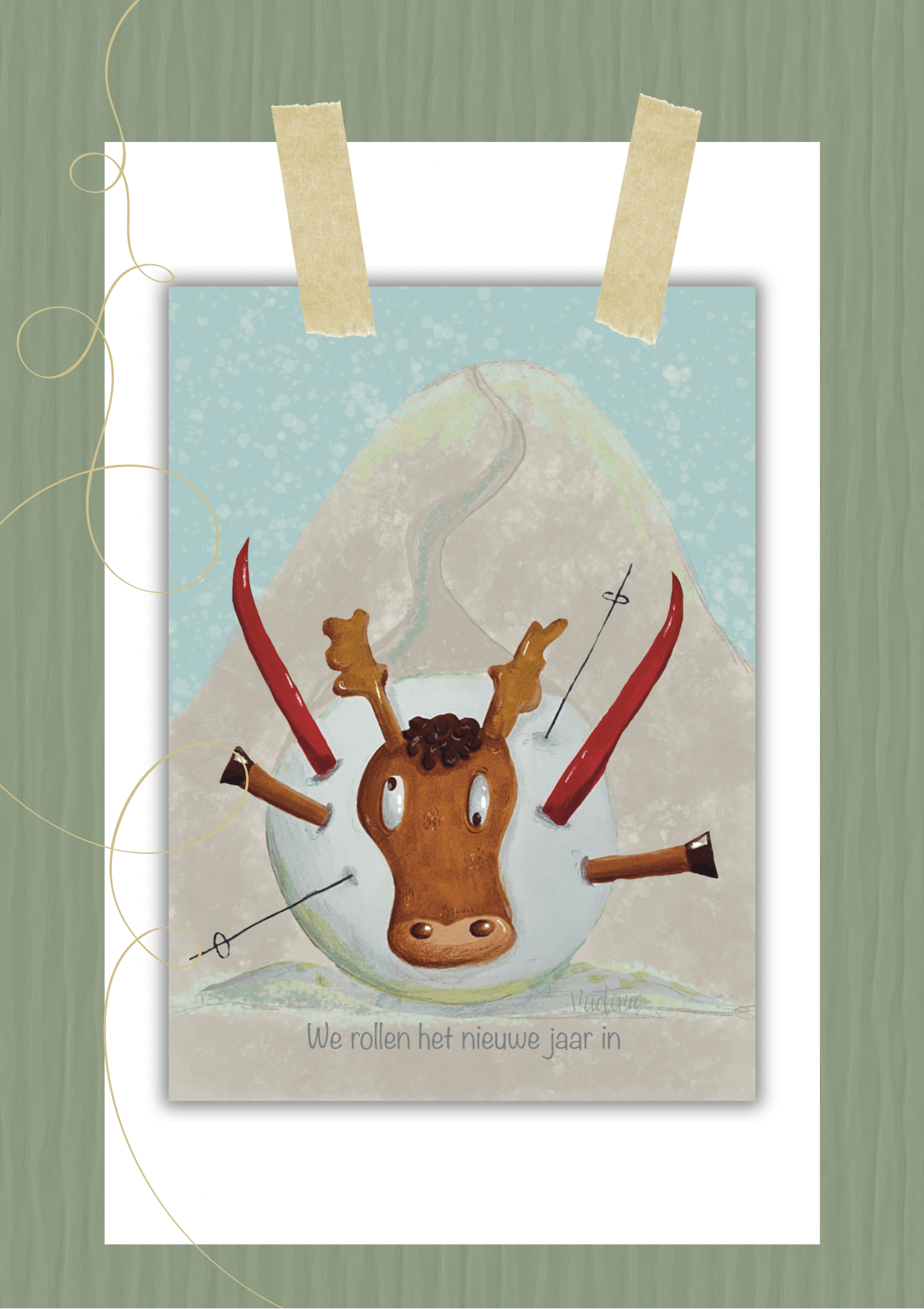 Eland sneeuwbal