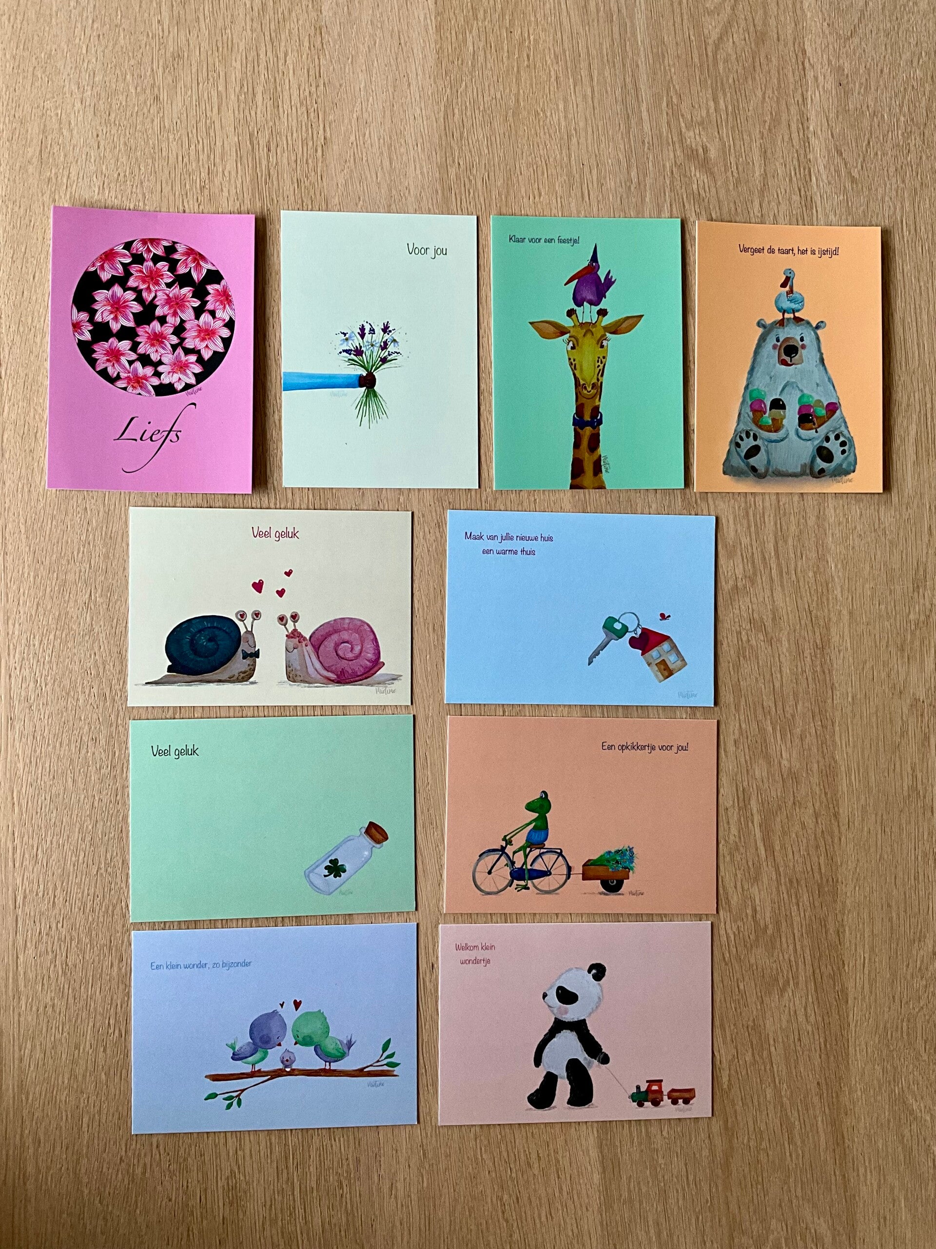 Mix van 10 wenskaarten 4