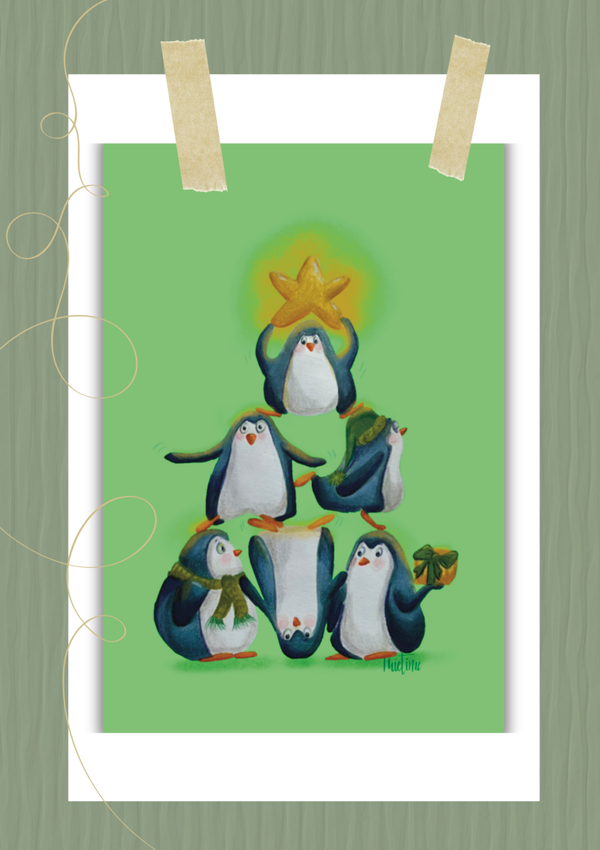 Pinguïnkerstboom