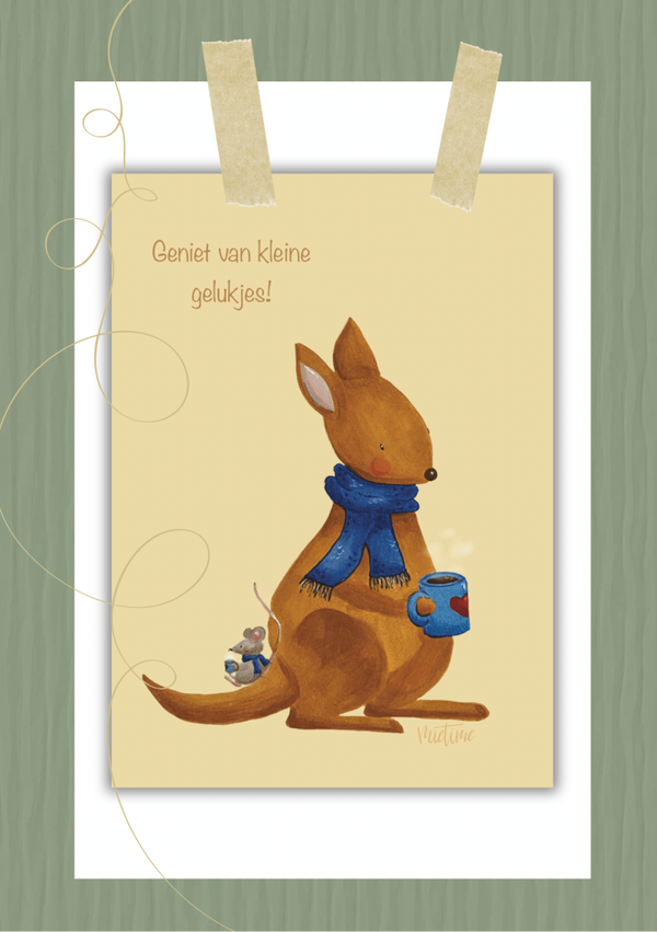Kangoeroe kleine gelukjes