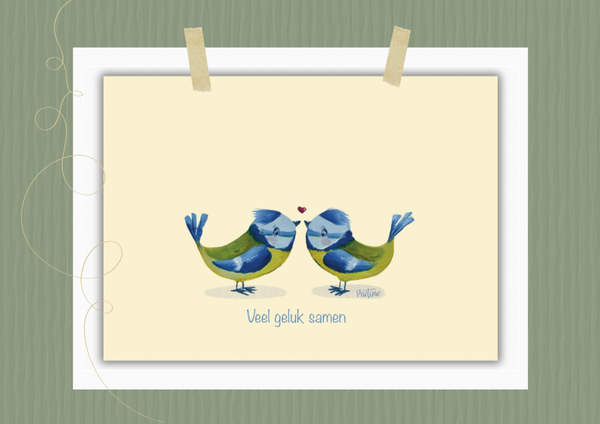 Meesjes: veel geluk samen