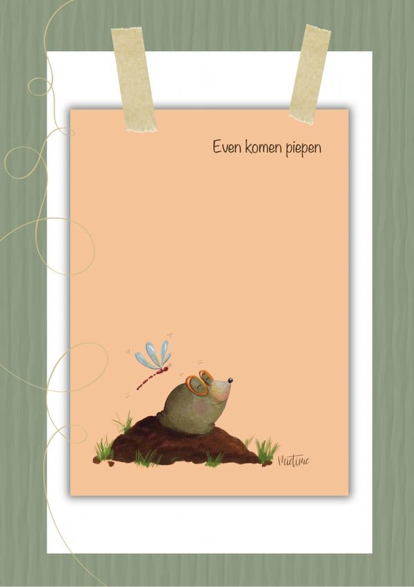 Mol die even komt piepen