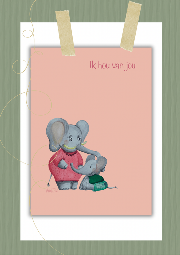 Olifant ik hou van je
