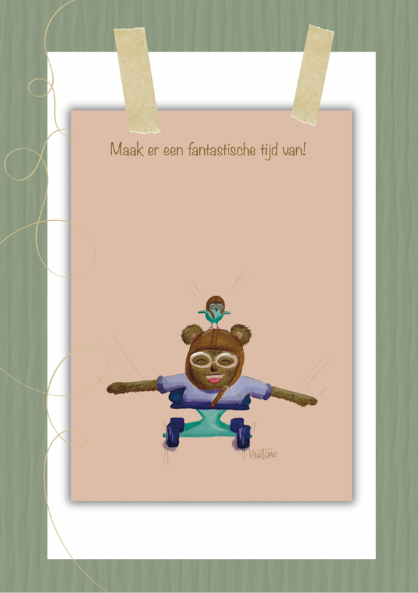 Fantastische tijd: skateboard