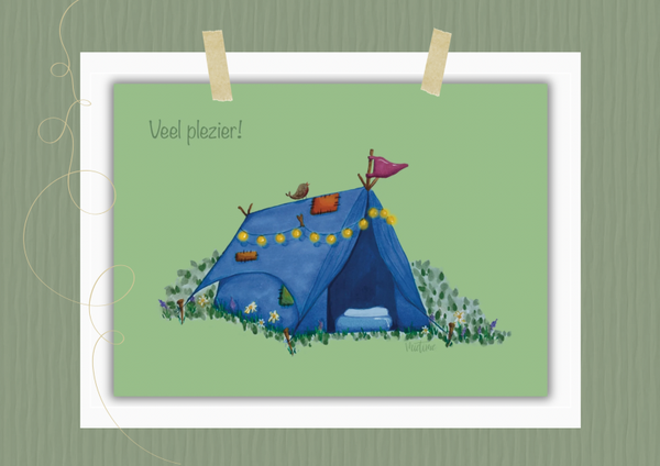 Veel plezier: tent