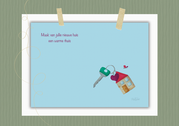 Sleutelhanger thuis