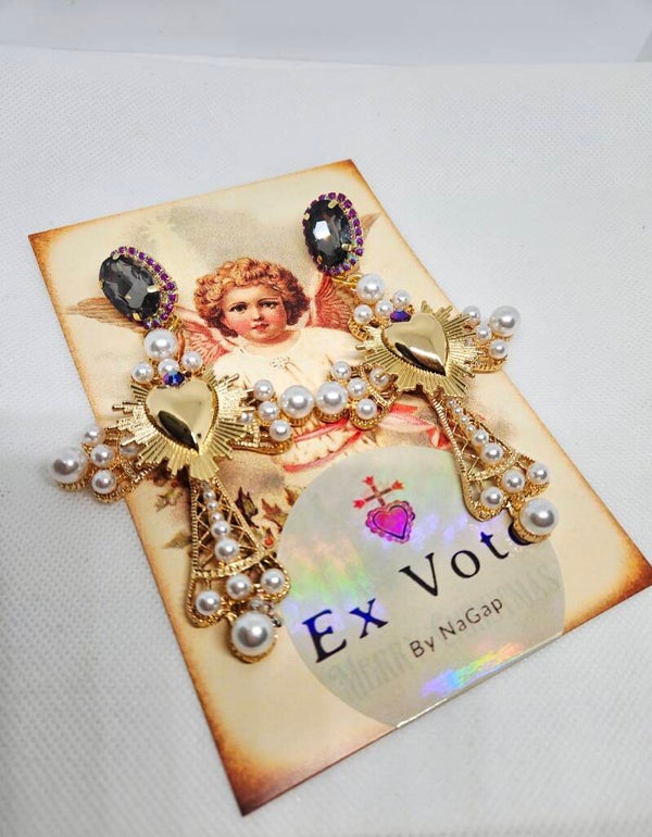 Boucles d'oreilles Cruz Del Corazon