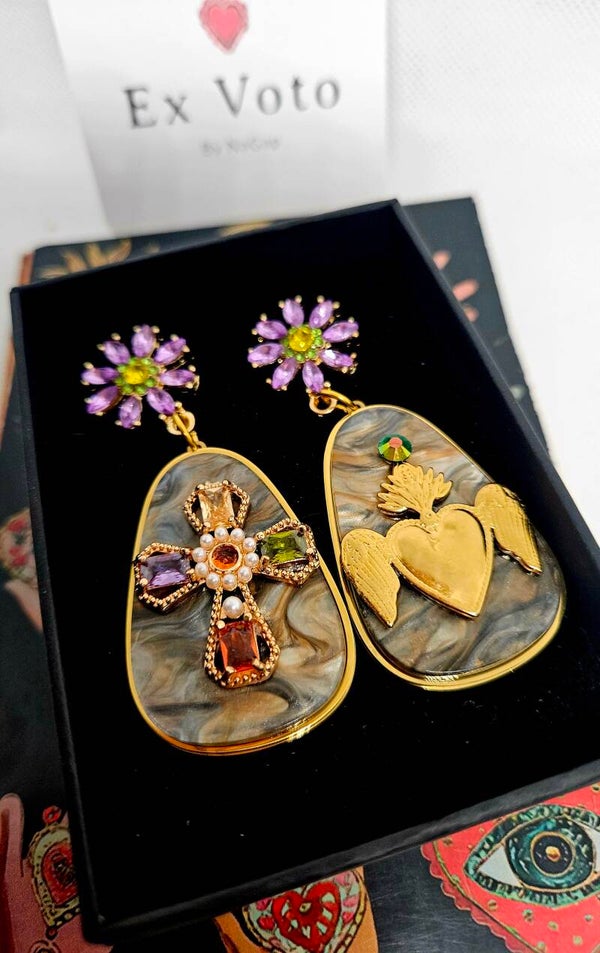 Boucles d'oreilles " Les Âmes Jumelles "