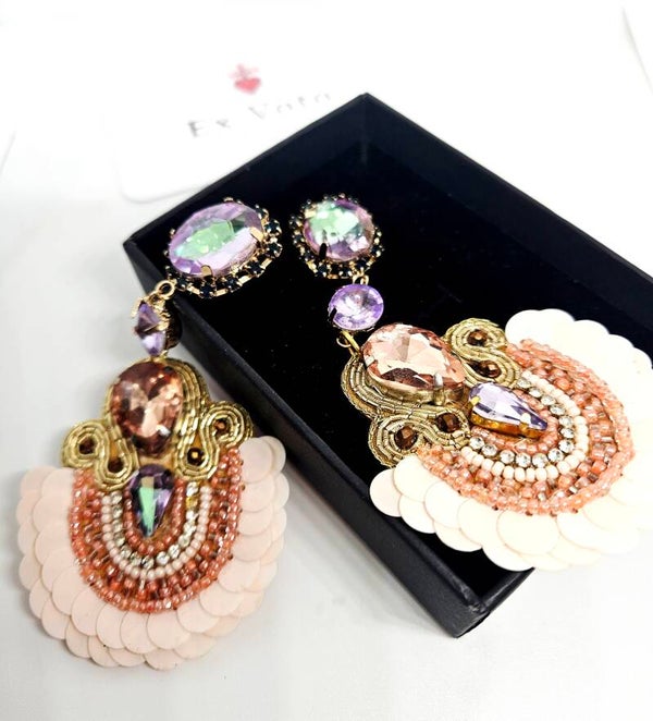 Boucles d'oreilles Rosaria