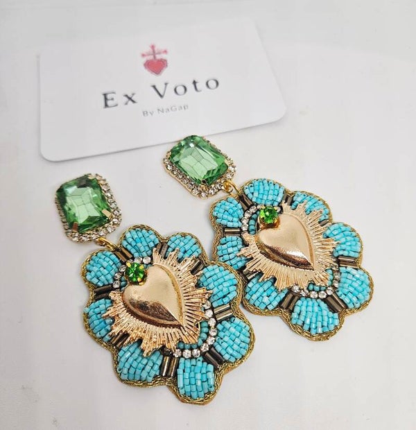 Boucles Blue Ex Voto