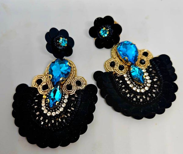 Boucles d'oreilles Lagon Bleu