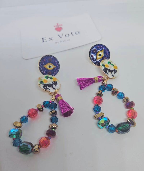 Boucles d'oreilles Oeil de Nazar