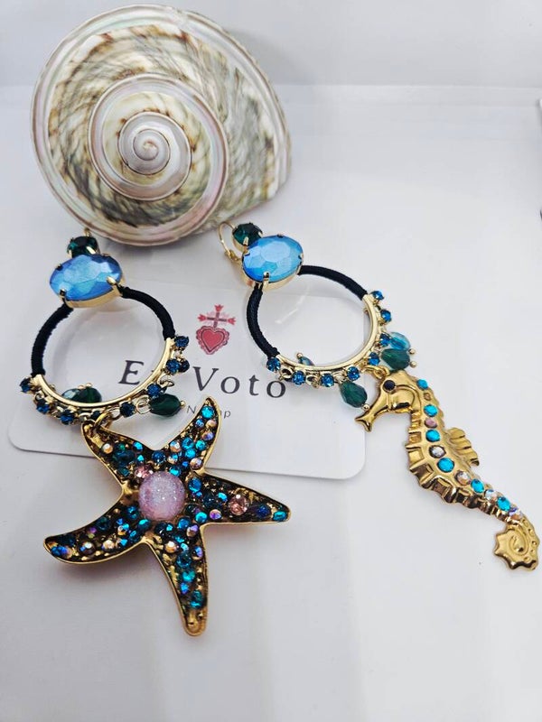 Boucles d oreilles Abysses