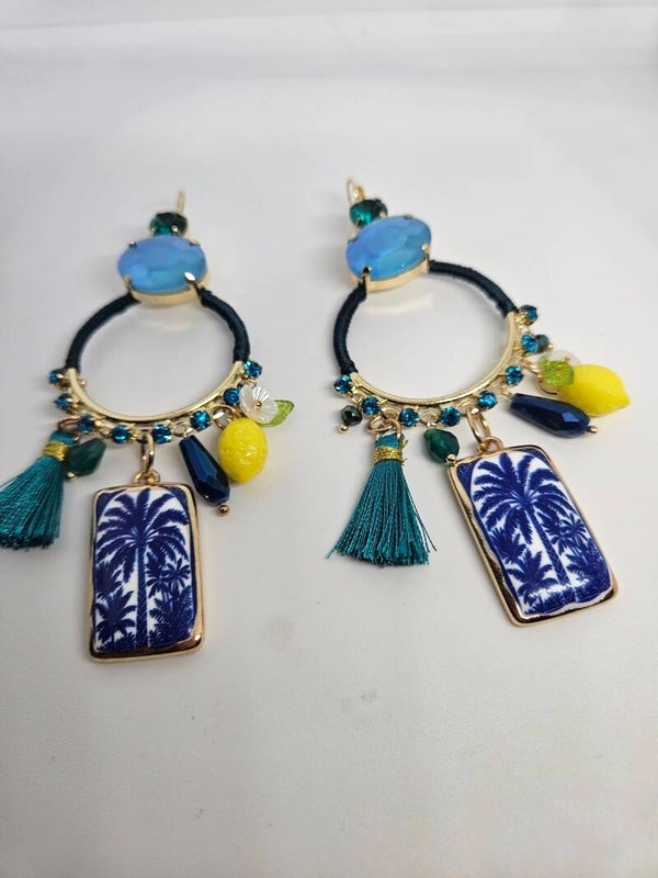 Boucles d' oreilles Les Citrons de Menton