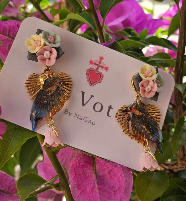 Boucles d oreilles oiseaux