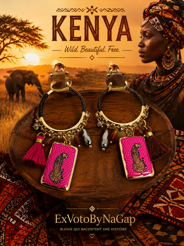 Boucles d'oreilles Kenya