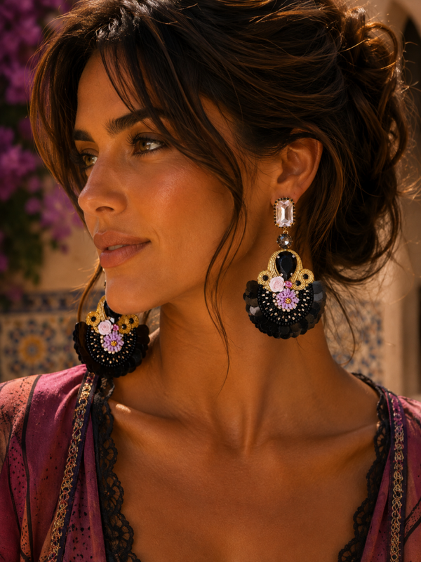 Boucles d'oreilles Noctis