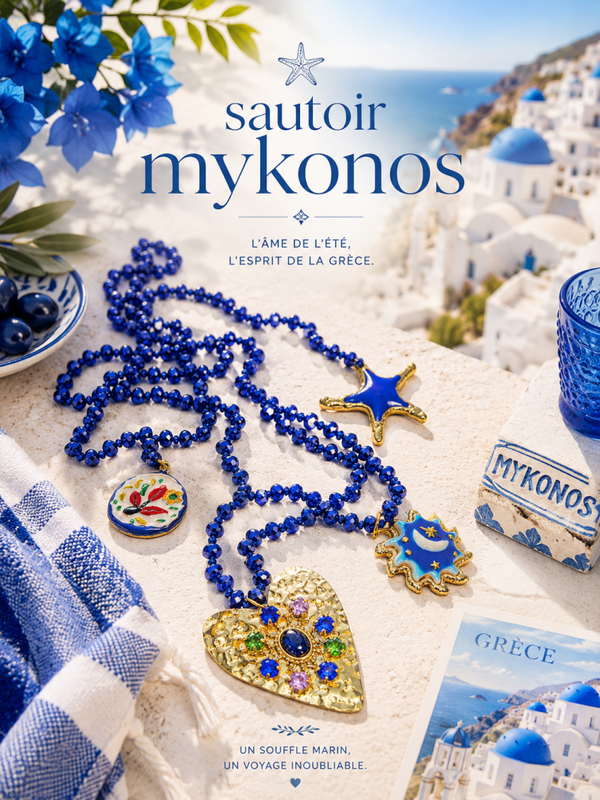 Sautoir Mykonos Coeur