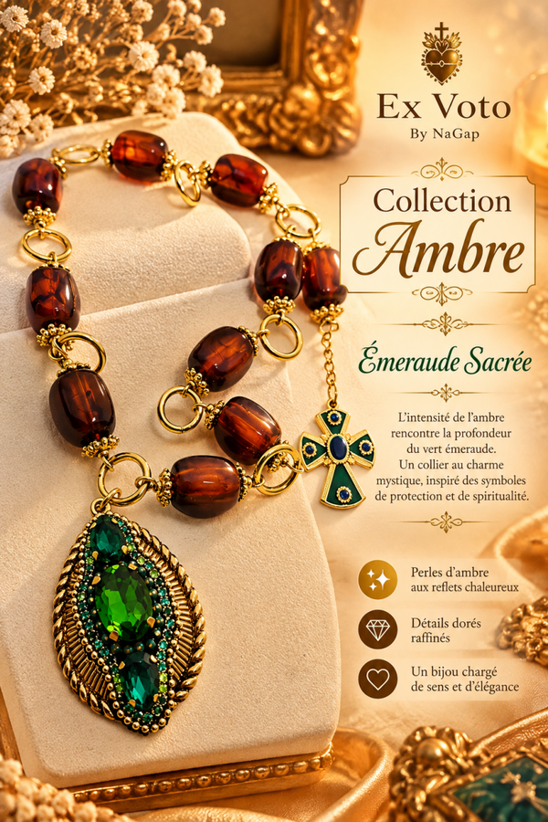 Collier Emeraude Sacrée