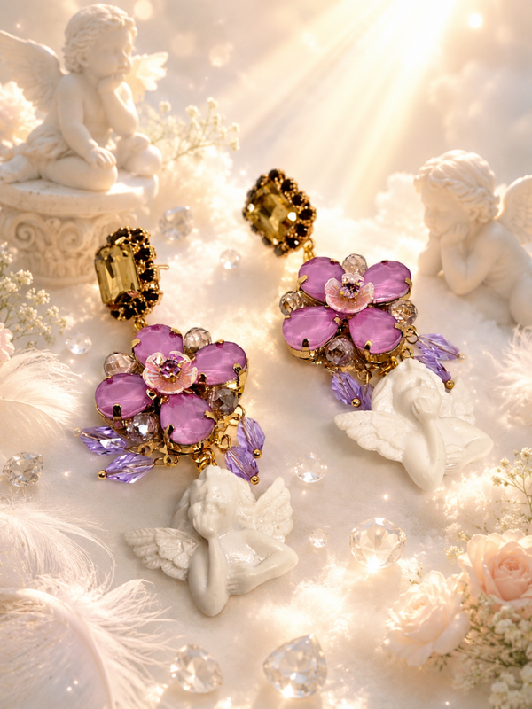 Boucles d'oreilles L' Ange Veille