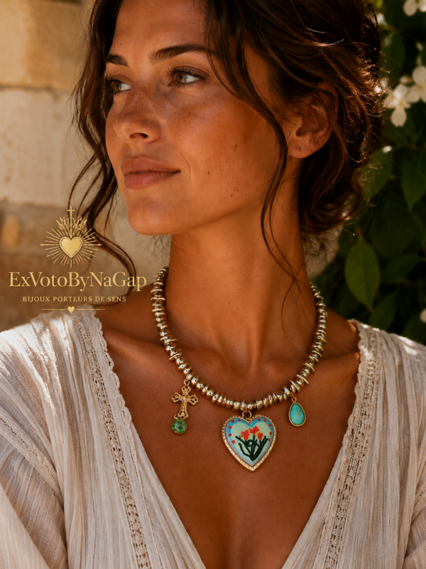 Collier Coeur de Provence